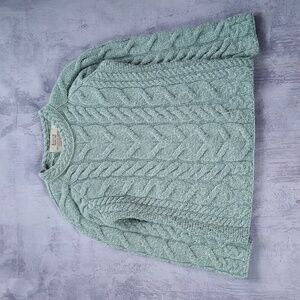Aran Sweater Market Made In Ireland 100% Merino Wool